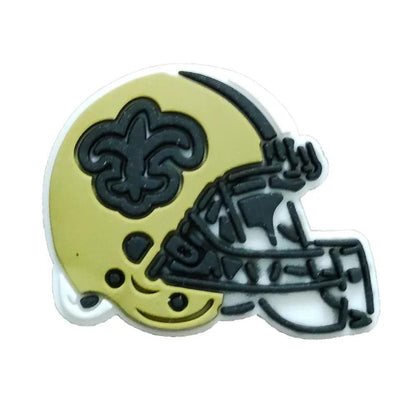 Rugby Team Helmet Nfl Collection Shoe Charms DIY Shoe Decorations Accessories Decorations Sandal Decorate for Crocs Kids Gift