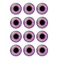 24pcs/bag 14mm Purple Pupil Eyes Chips Suitable for Blythe Doll Glass Cabochons DIY Accessories Bulk Items Wholesale H216