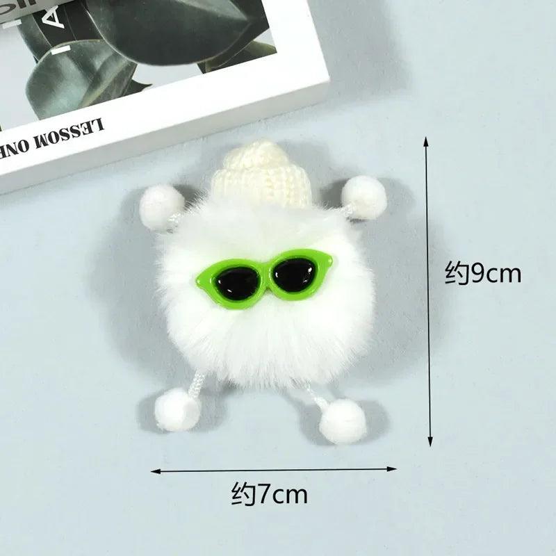 2024 Hot Selling Plush Ball Shoes Charms for  Furry Ball Cute Hole Charms Designer Lovely Shoe Accessories All-match