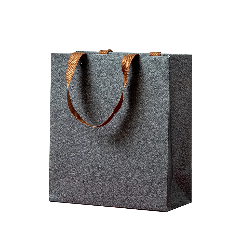 Sunshine Packaging Custom Design Luxury Logo Printed Shopping Gift Cosmetic Clothing Kraft Paper Bag