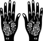 2024 New Professional Henna Stencil Temporary Hand Tattoo Body Art Sticker Template Wedding Tool Flower Tattoo Stencil