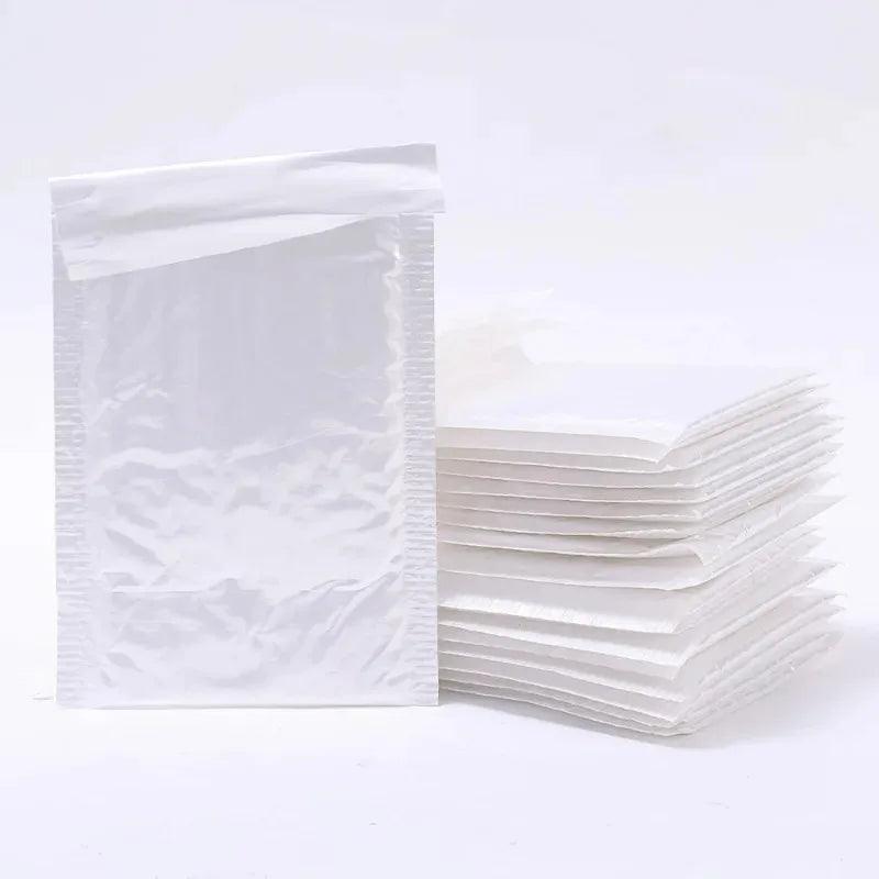 80pcs Bubble Mailers Wholesale White Padded Envelope for Packaging Mailing Gift Self Seal Shipping Bags Bubble Envelope