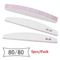 5Pcs/Lot Nail File Mix Color Limas 80/100/150/180/240 Grit Professional Sandpaper Cuticle Remover Buffer Files Manicure Tool Set