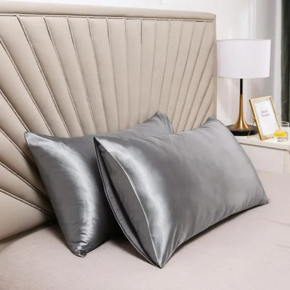 100% Silk Pillowcase Pillow Cover Silky Satin Hair Beauty Pillowcase Comfortable Pillow Case Home Decor Pillow Covers.