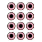 24pcs/bag 14mm Purple Pupil Eyes Chips Suitable for Blythe Doll Glass Cabochons DIY Accessories Bulk Items Wholesale H216