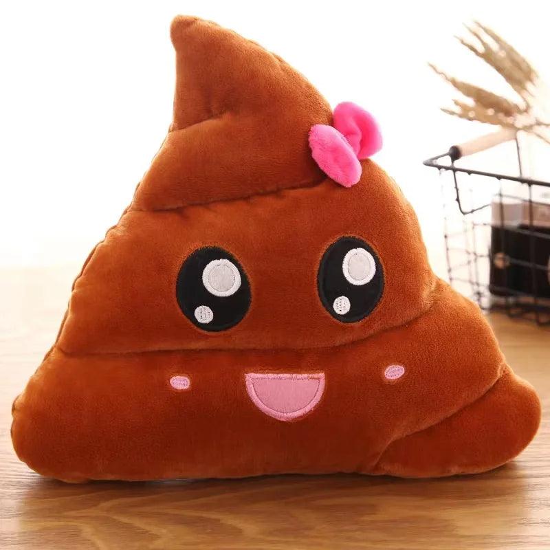 1PC Creative Super Poop Stuffed Plush Toy Funny Cute Face Expression Poop Doll for Children Kids Birthday Christmas Gifts Toy