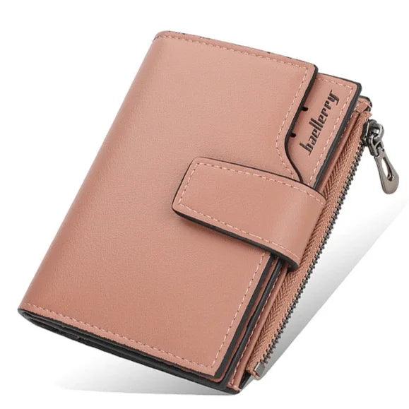 Women Wallets and Purses PU Leather Money Bag Female Short Hasp Purse Small Coin Card Holders Blue Red Clutch New Women Wallet