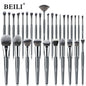 BEILI Soft 8/9/15/30Pcs Makeup Brushes Suitable for Foundation Powder Concealer Eyeshadow Eyebrow Eyelashes Eyeliner Brush Set