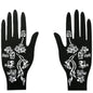 Temporary Tattoo Hollow Henna Palm Tattoo Stencil Professional Wedding Tool Hand Foot Body Art Sticker Tattoo Stencil Template