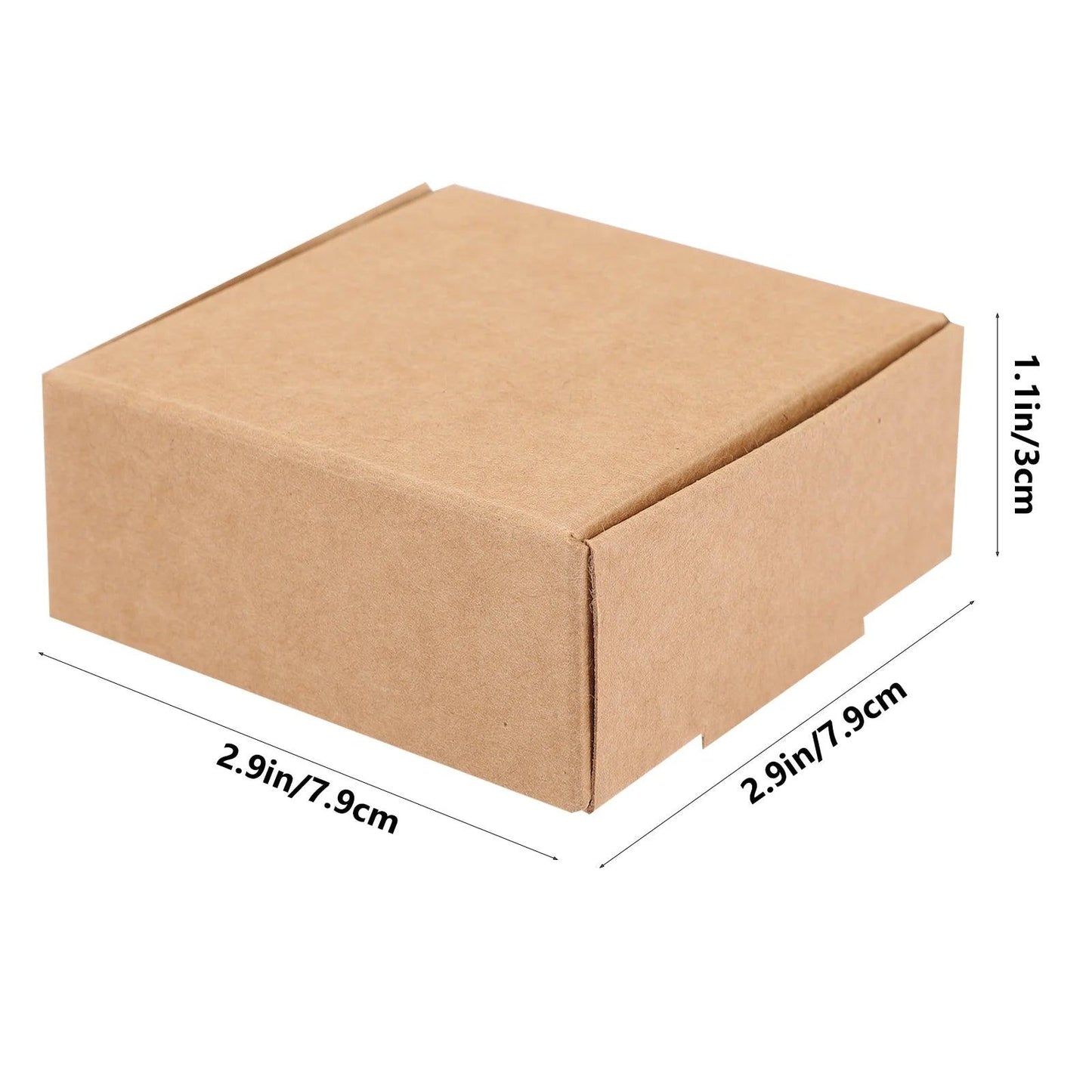 20 Pcs Packing Boxes for Orders Poca Packaging Paper Cake Cardboard Business Bags to Send Gift Small Shipping Happy Candy Gifts