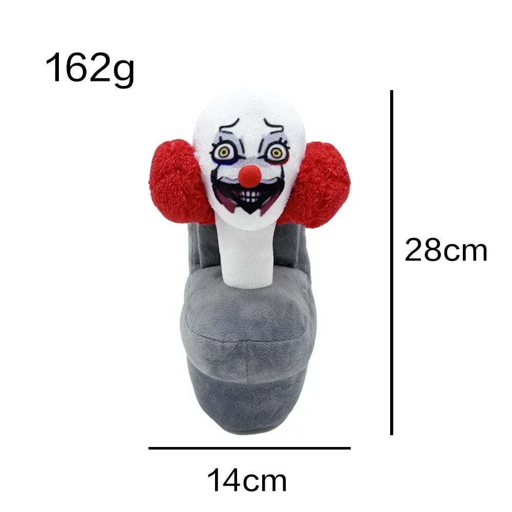 Newest Skibidi Toilet Clockman Titan TV Man Speakerman Plush Toys Horror Game Cartoon Stuffed Doll Kids Birthday Christmas Gifts