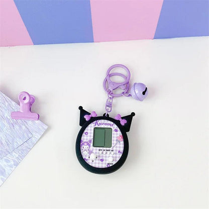 Cartoon Sanrio Anime Kuromi Cinnamoroll Keychain Pendant Ins Kawaii Decompression Game Console Puzzle Backpack Pendant Gifts