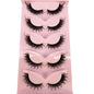 New Cat Eye Lashes Mink Eyelashes 3D Curl Winged Natural Realistic Messy End Eye Elongated Thick False Eyelashes Soft Fake Lashe