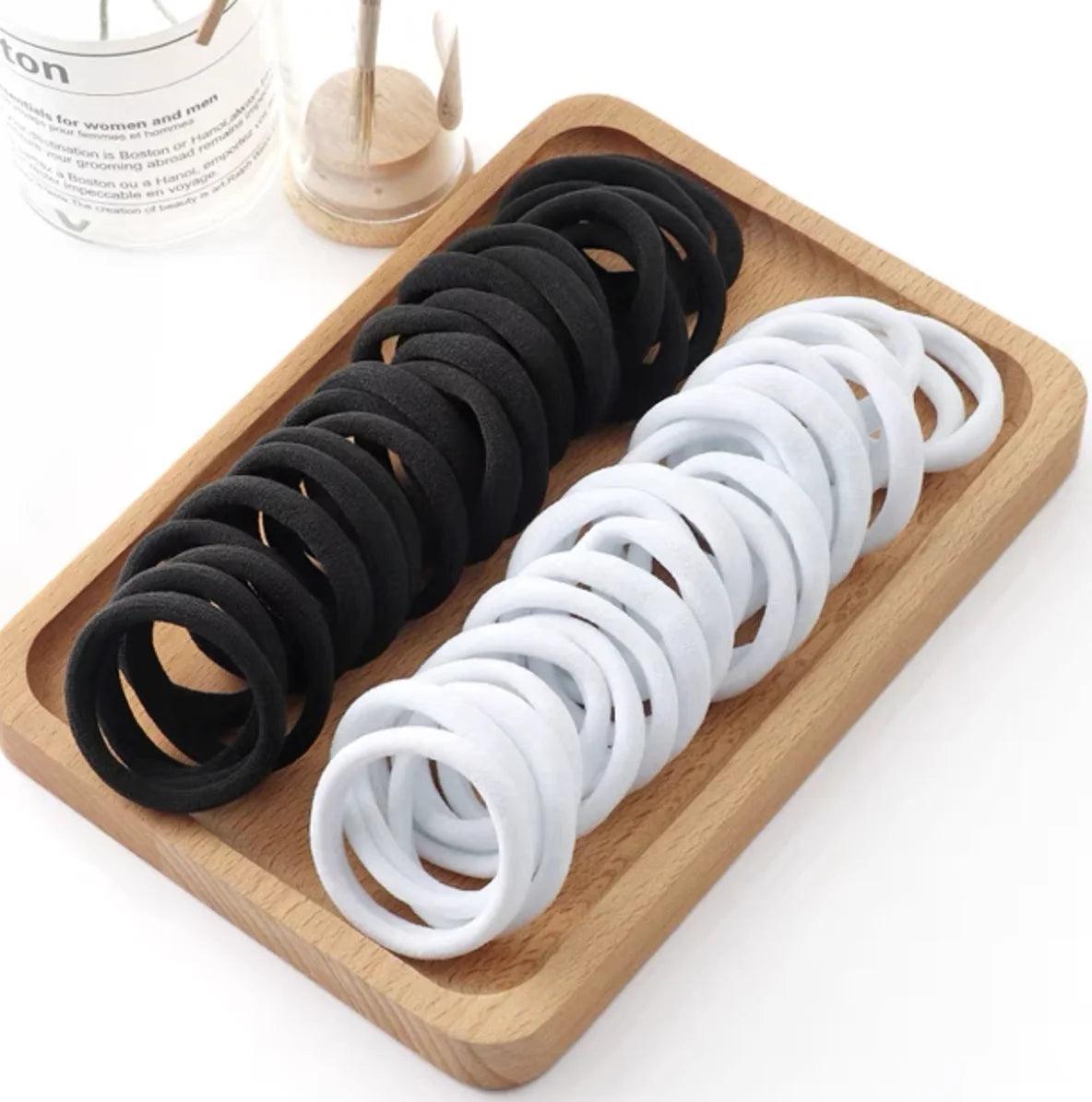 50/100PCS New Color Nylon Elastic Hair Tie 5CM Rubber Band for Women Men Thin Hairbands Ponytail Holder Hair Accessories