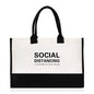 Women's Jute Bag Beach Bags Shopping Bag for Lady Reusable Large Capacity Text Printing Series Tote Bags Handbag 2024