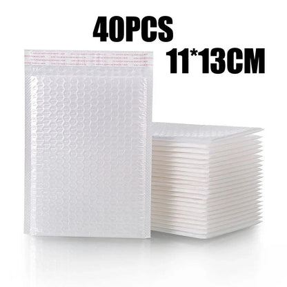 80pcs Bubble Mailers Wholesale White Padded Envelope for Packaging Mailing Gift Self Seal Shipping Bags Bubble Envelope