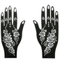 Cool Wedding Tool Hand Foot Temporary Tattoo Body Art Sticker Henna Stencil Tattoo Stencil Template