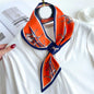 2023 New Luxury Brand Skinny Neckerchief Scarf For Women Satin Silk Ribbons Bandana Ladies Neck Tie Wrist Wrap Shawl Echarpe