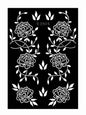 Hollow Drawing Henna Template for Hand Henna Tattoo Stencil Flower Tattoo Design for Women Wedding Festival Party Tatoo Tools