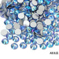 ss3-ss30 AB plating Crystal Rhinestones Non Hot Fix Flat Back Strass & Fabric Garment rhinestones for nails Decorations