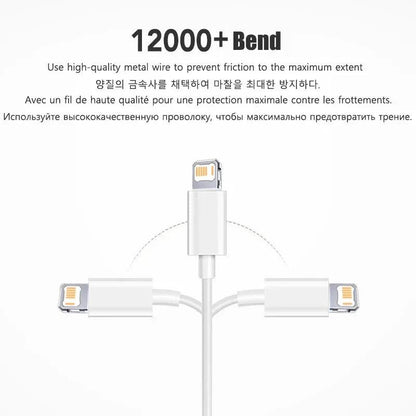 Original 20W PD USB Type C to Lighting Fast Charger Cable For Apple iPhone 14 13 12 11 Pro Max X XR 8 7 Plus iPad Data Sync Line