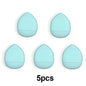 5/10Pcs Mini Finger Puff Foundation Small Air Cushion Powder Sponge Face Concealer BB Cream Cosmetic Applicator Makeup Tools