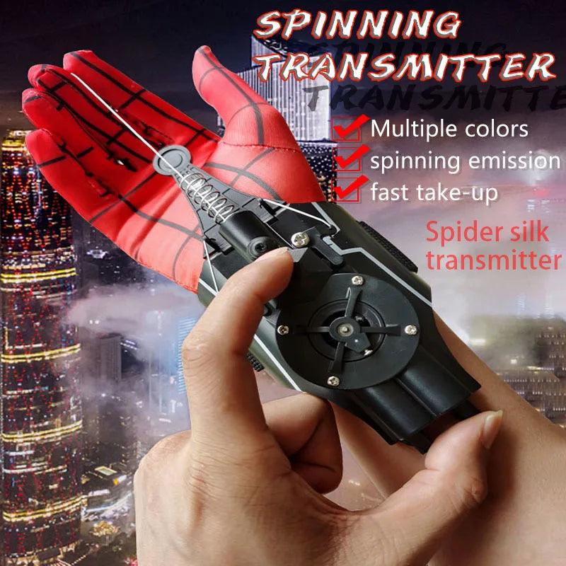 Ml Legends Spiderman Web Shooters Toys Spider Man Wrist Launcher Cosplay Peter Parker Accessories Props Gloves For Children Gift