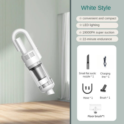 Multifunction Home-appliance 19000Pa Cleaning Machine Powerful Wireless Car Vacuum Cleaner Metal Strainer Portable Handheld