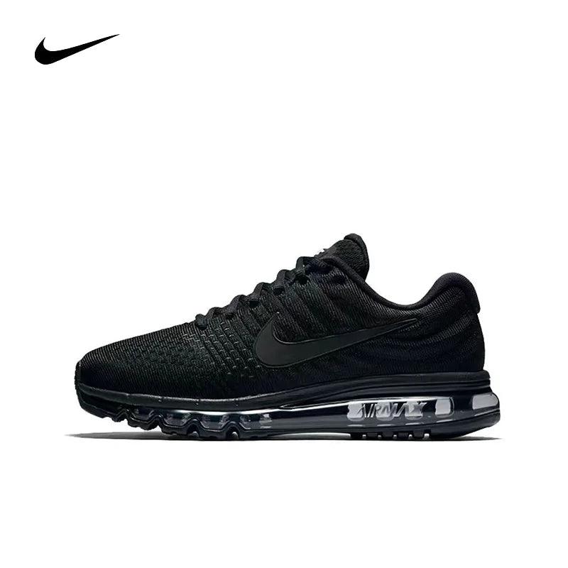 Nike Air Max 2017 Mesh Shock-absorbing Anti Slip Wear-resistant Low Cut Casual Running Shoes For Men And Women