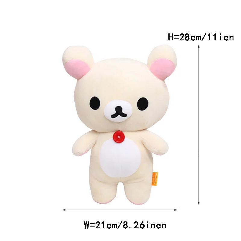 28cm Rilakkuma Plush Teddy Bear Stuffed Doll Kawaii Bear Plushies Lovely Animal Toys Hobbies Anime Room Decor Xmas Gifts