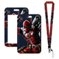 Deadpool & Wolverine Card Holder Lanyard Keychain Boy Bus Card Case Neck Strap Men Card Protectors Badge ID Credential Holder