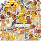 10/50/100pcs Disney Mix Cute Cartoon Micky Princess Stickers Graffiti Decal Laptop Luggage Skateboard Waterproof Sticker Kid Toy