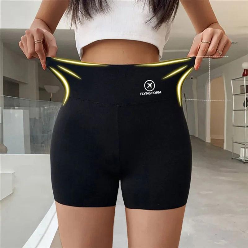 Women's Gym Shorts Sports Fitness Short Leggings Push Up Slim Fit Yoga Half Pants Elastic High Waist Summer Thin Workout Tights