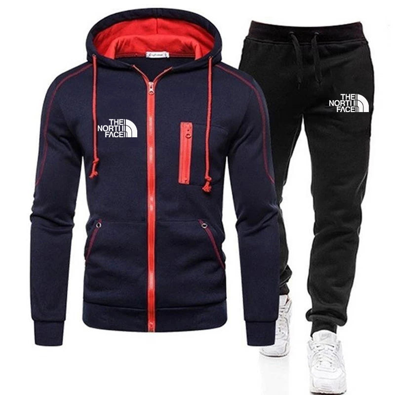 New Fashion Tracksuit For Men Hoodie Fitness Gym Clothing Men Running Set Sportswear Jogger Men'S Tracksuit Winter Suit Sports