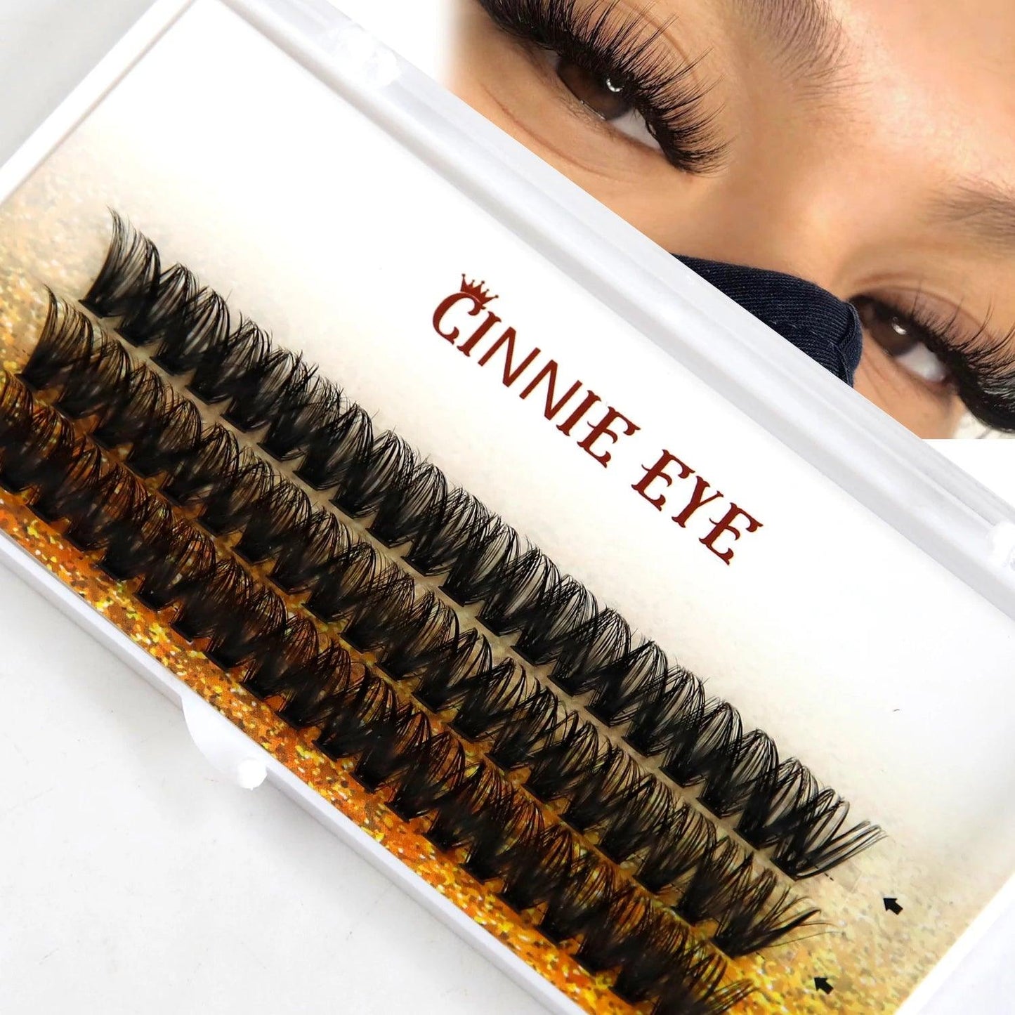 60 Bundles Individual Cluster Eyelash Ready Made Volume Fan Lash Bunches Makeup Tools Drop Ship