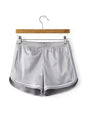 New 2023 Women Shorts Summer Silk Slim Beach Casual White Egde Shorts Hot