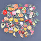 New Kawaii 10PCS/Lot Bulk Random Mix 4 Color Dripping Oil Alloy Pendant Enamel Charms For Jewelry Women DIY Handmade Accessories