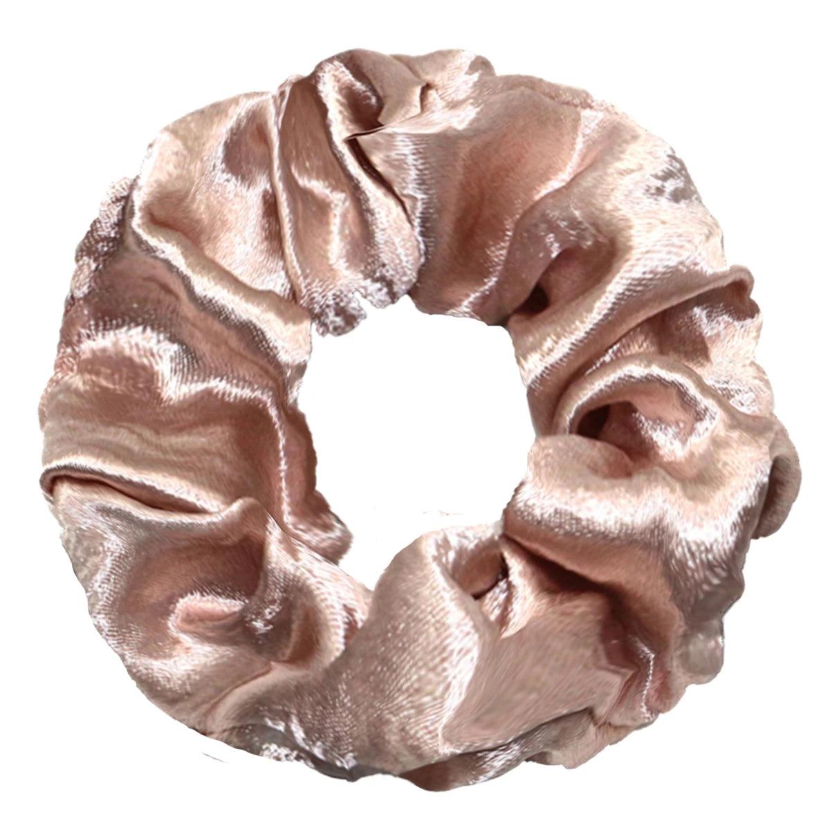 5/1pc Accessoires Women Girls Silky Satin Hair Scrunchies Solid Stretch Elastic Simple Elegant Rubber Band Ponytail Tie low cost