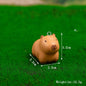 5pcs Kawaii 3D Miniature Capybara Resin Charms Lazy Animal Pendant For Earring Keychain DIY Crafts Jewelry Make W89