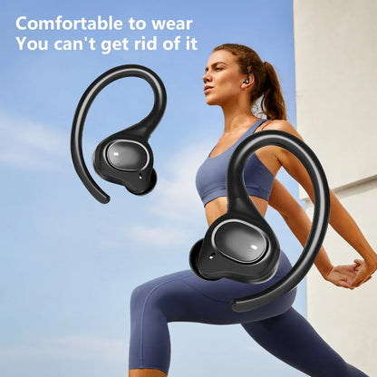 New BE1049 Wireless Bluetooth Headset 5.3 Earphones Headphone with Dual Mic Hands-free TWS Earbuds ENC Noise Cancelling Earpiece