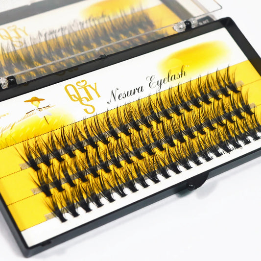 Individual Lashes 60pcs DIY Eyelash Extension 30D C D Curl Cluster Lashes Natural Look Long Individual Lash Extensions Volume