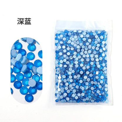 All Size Glass Noctilucent Fluorescence Crystal Neon Non Hot Fix Rhinestones FlatBack Strass Fabric Garment Nail Art Decorations - HighGloss Shop