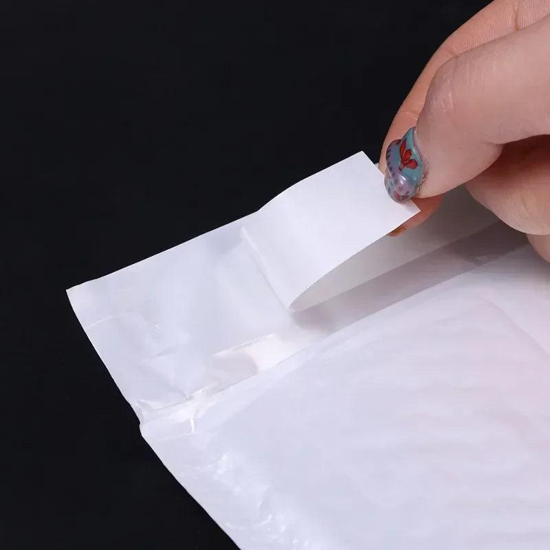 50/30/10Pcs White Bubble Envelope Bags 11/15/23cm Packing Bags for Magazine Lined Mailer Shipping Self Seal Waterproof Bags