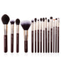 Jessup Professional Makeup Brushes Set 15pcs Make up Brush Natural-synthetic Foundation Powder Detail Eye Brush Pearl White T222