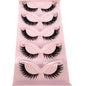 New Cat Eye Lashes Mink Eyelashes 3D Curl Winged Natural Realistic Messy End Eye Elongated Thick False Eyelashes Soft Fake Lashe