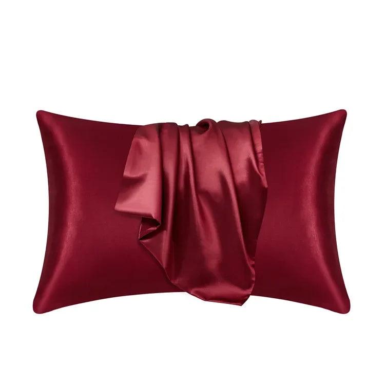 100% Silk Pillowcase Pillow Cover Silky Satin Hair Beauty Pillowcase Comfortable Pillow Case Home Decor Pillow Covers.