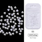 1Bag Mix Colorful Jelly Clear Ribbon Bowknot Nail Charms Heart Pearls Flower Flat-back Gems Parts Nail Art Manicure Decorations