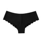 Letters Women Panties Underwear Seamless Silk Briefs Low Waist Female Sport Intimates Soft Lingerie Underpants