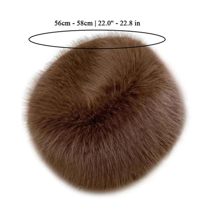 Hot Sale Fur Hat Women Warm Snow Ski Cap Female Faux Fox Fur Thick Warm Winter Hat Lady Windproof Russian Hat Ear Warmer Bonnet