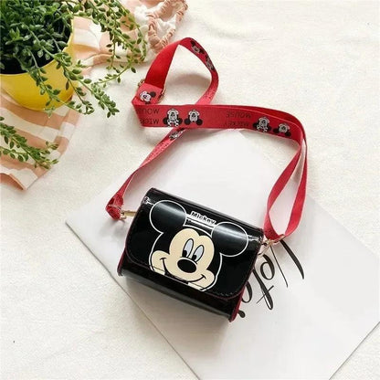 Disney Women's Bag Kids Bag Mickey Mouse Cartoon Pictures Shoulder Bags Cute Girl Messenger Bag Coin Purse Fashion Anime Gifts